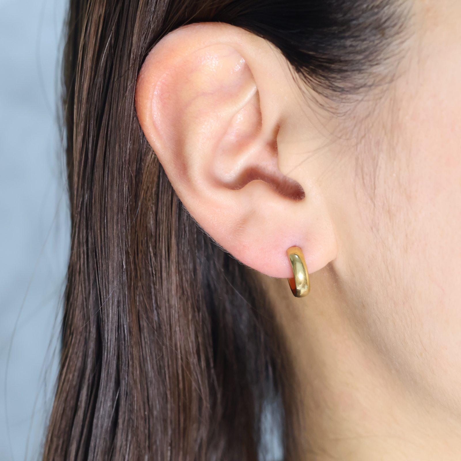 球面 幅3.5mm チタンピアス 人気 フープピアス つけっぱなし 純チタン 1ペア メンズ レディース 金属アレルギー対応