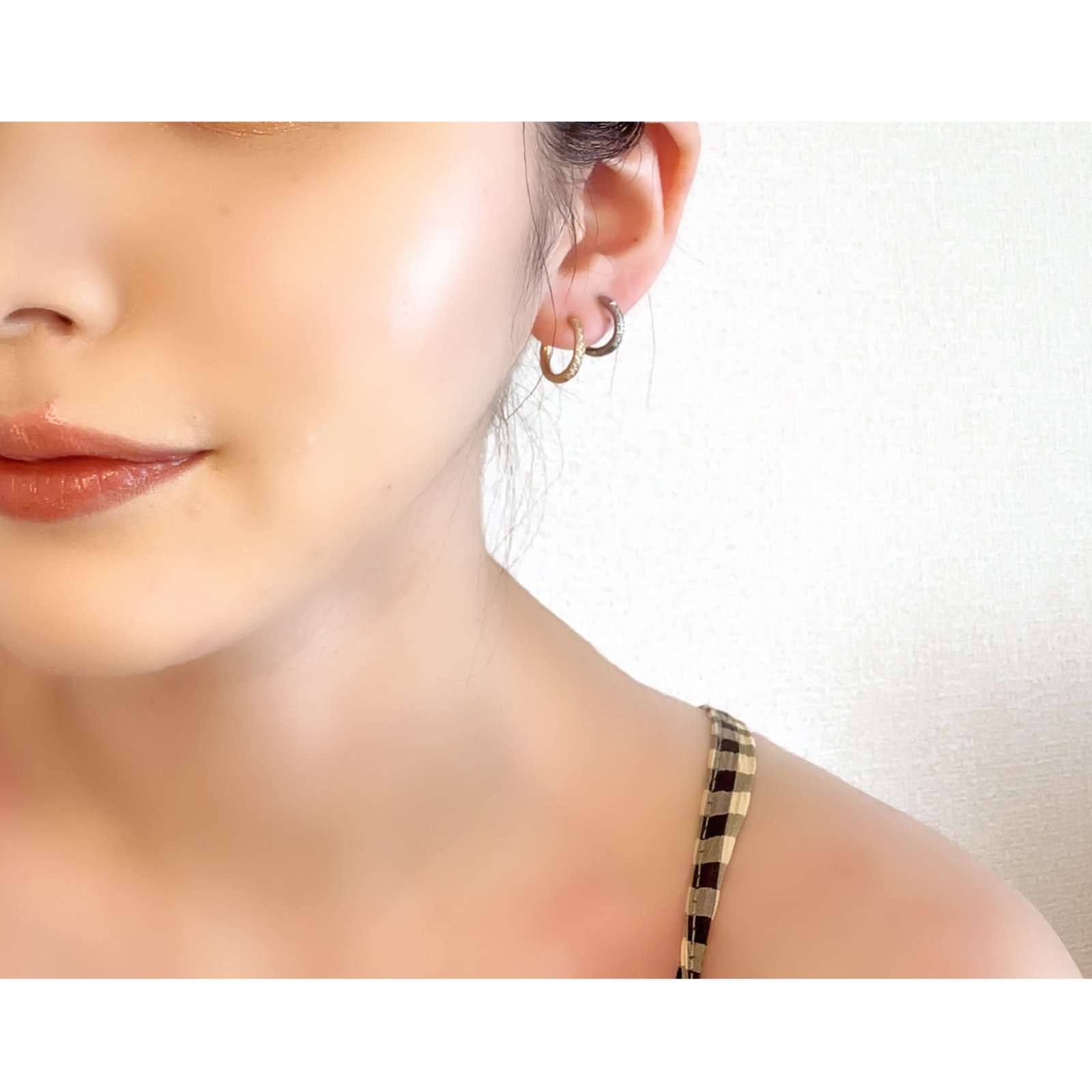 純チタン ピアス 幅2.0mm 人気 フープピアス つけっぱなし チタンピアス AAAAA 18G ジルコニア 1ペア メンズ レディース 金属アレルギー対応