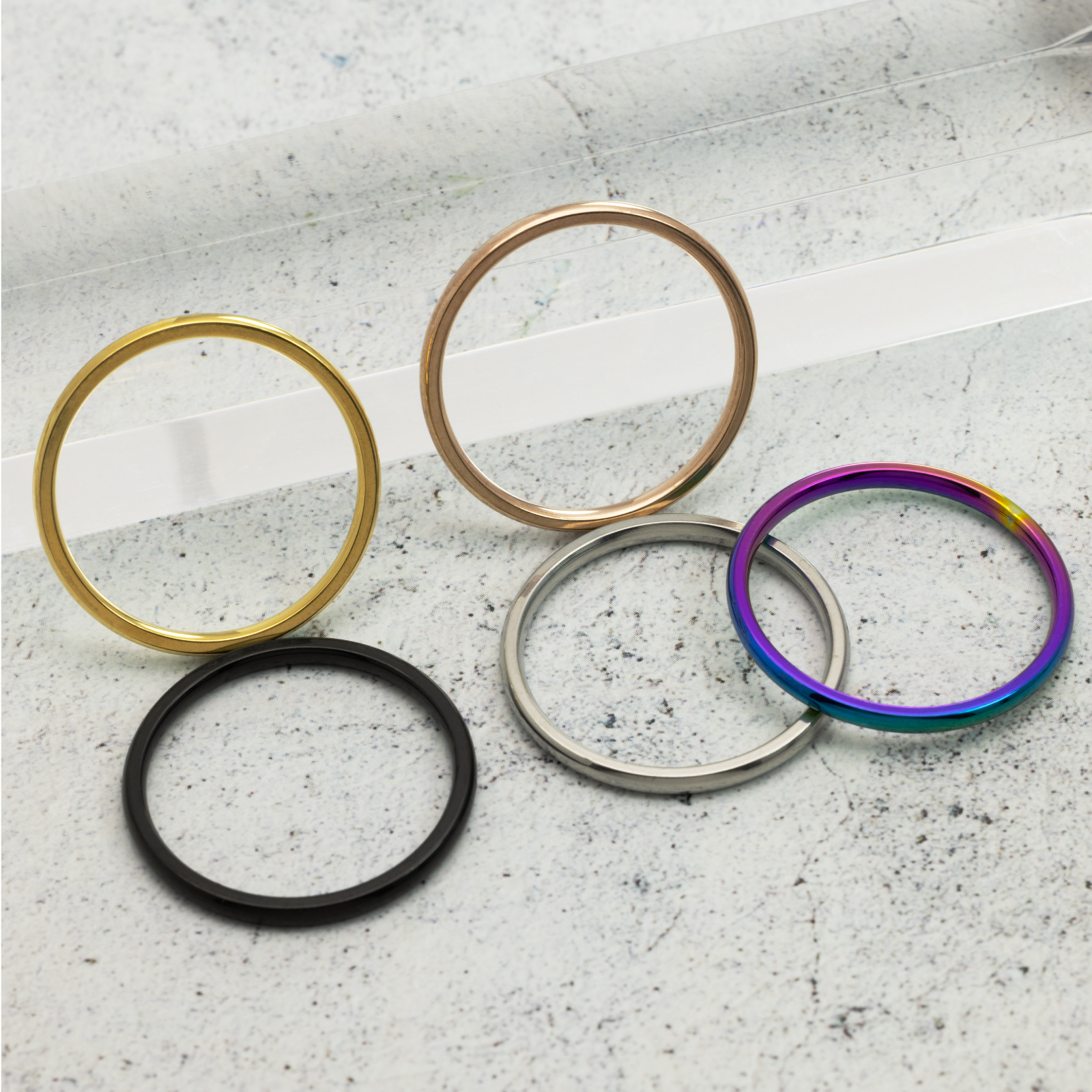 リング 甲丸 幅2mm 指輪 細目リング サージカルステンレス 細身 レディース メンズ 金属アレルギー対応 男女