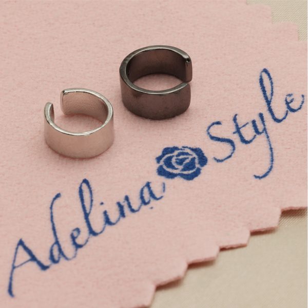 [Adelina Style] シルバーカフ 1ペア フェイクピアス ノンホールピアス イヤリング シルバー イヤーカフ 人気 イヤークリップ S925 純銀 メンズ レディース 挟むだけ ピアス 金属アレルギー対応 - 画像 (8)