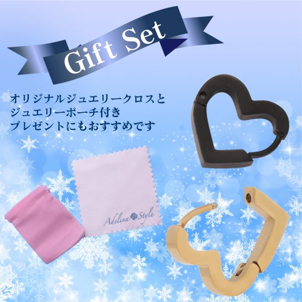 [Adelina Style] 三角形 ピアス 1ペア 人気 つけっぱなし メンズ レディース トライアングル フープピアス サージカルステンレス 金属アレルギー対応 男女兼用 - 画像 (7)