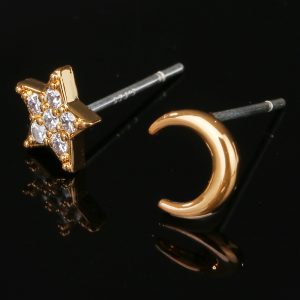 [Adelina Style] ピアス レディース 人気 1ペア 18KGP スタッドピアス S925 シルバーピアス キュービックジルコニア 金属アレルギー対応 (タイプD/7×7mm)