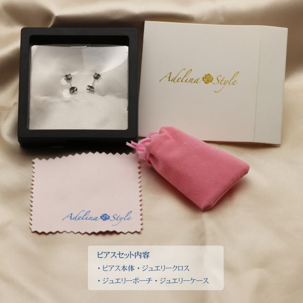 [Adelina Style] 純チタン スタッド ピアス 人気 つけっぱなし メンズ レディース 1ペア 6爪 高輝度 AAAAA キュービックジルコニア 20G 金属アレルギー対応 男女兼用 - 画像 (6)