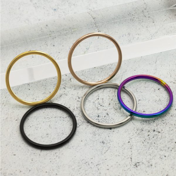 [Adelina Style] リング 甲丸 幅2mm 指輪 細目リング サージカルステンレス 細身 レディース メンズ 金属アレルギー対応 男女 - 画像 (8)
